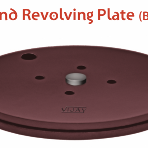 Round Revolving Plate (Brown)